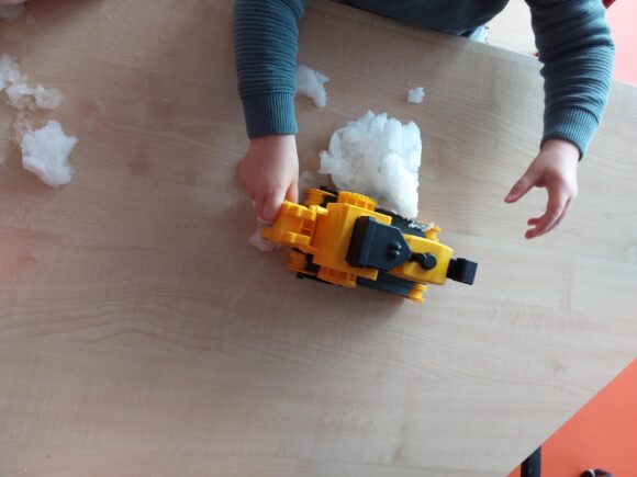 Boer Boris in de sneeuw – Kinderopvang Nederlek